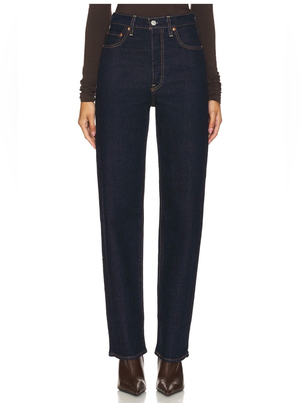 Levi’s Ribcage Full Length Jeans in Small Course